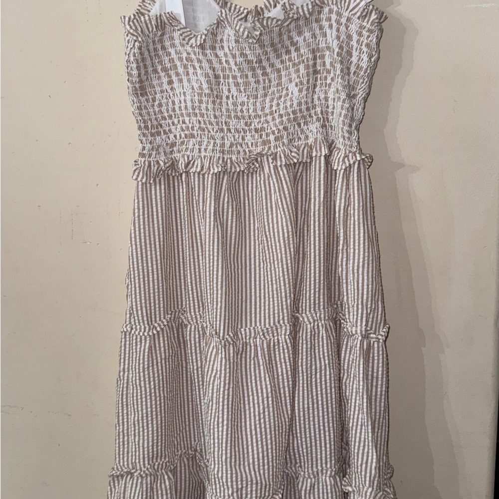 Striped Sleeveless Dress